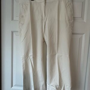 J. Crew Women's Cream Ankle Pants